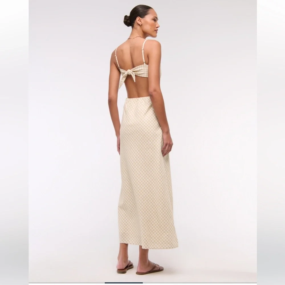 Abercrombie The Julia Slip Cut Out Maxi Dress